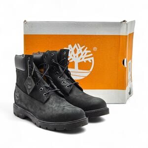 Timberland 6-Inch Premium Padded Collar Waterproof Boots Black US 9.5